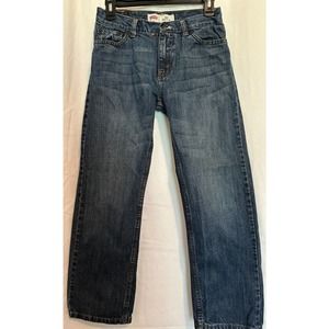 LEVI'S 505 Regular Fit 27x27 Straight Leg Blue Jeans Size Regular 14 *NICE